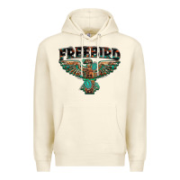 Sandshell aztec free bird Premium Hoodie - NancyCooperArtShop