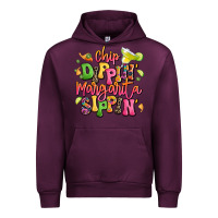 Mauve Wine chip dippin' margarita sippin' Urban Hoodie - LillyAllenDesigns