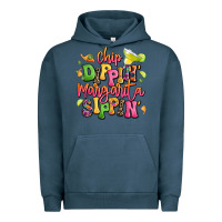Pigment Midnight Navy chip dippin' margarita sippin' Urban Hoodie - LillyAllenDesigns