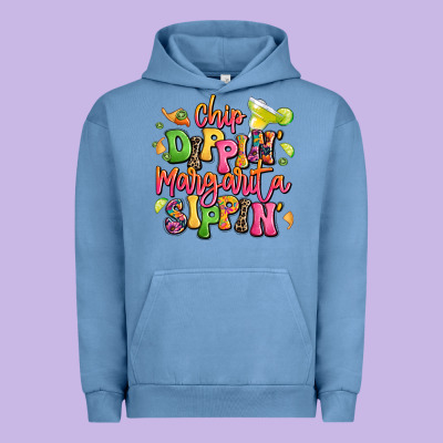 Chip Dippin' Margarita Sippin' Urban Hoodie Designed By Lillyallendesigns
