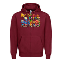 Burgundy life is better in flip flops summer Zipper Hoodie - JahusDesignShop