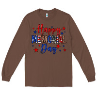 Chestnut Happy memorial day Long Sleeve Tee - Neo Western