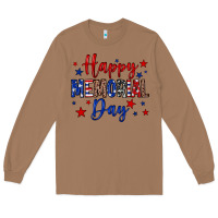 Toasted Coconut Happy memorial day Long Sleeve Tee - Neo Western