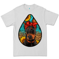 Dove Grey doberman Premium Tee - Artiststas