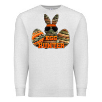 Oatmeal Heather easter egg hunter boys Premium Sweatshirt - Jasminsmagicworld