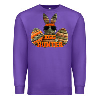 Purple easter egg hunter boys Premium Sweatshirt - Jasminsmagicworld
