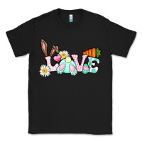 Black Love Easter bunny Easter Day Classic Tee - CowGirlArtShop