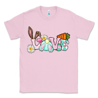 Bubblegum Pink Love Easter bunny Easter Day Classic Tee - CowGirlArtShop