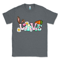 Charcoal Heather Love Easter bunny Easter Day Classic Tee - CowGirlArtShop