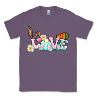 Lavender Love Easter bunny Easter Day Classic Tee - CowGirlArtShop
