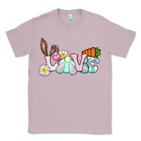 Lilac Love Easter bunny Easter Day Classic Tee - CowGirlArtShop