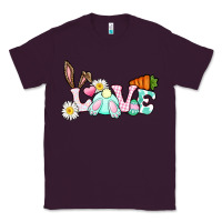 Plum Love Easter bunny Easter Day Classic Tee - CowGirlArtShop