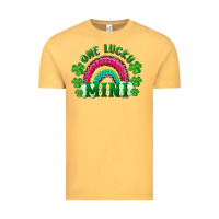 Vintage Mustard St. Patrick's Day One Lucky Mini Vintage Tee - RanaPortraitStore