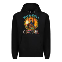 Black shoulda been a cowgirl Premium Hoodie - MaliasSmallBusiness