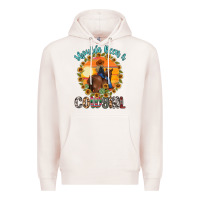 Pale Pink shoulda been a cowgirl Premium Hoodie - MaliasSmallBusiness