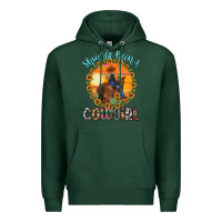 Sports Green shoulda been a cowgirl Premium Hoodie - MaliasSmallBusiness