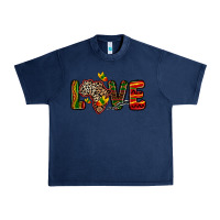 Navy love africa map Urban Heavy Tee - Zillion Design Studio