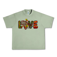 Oil Green love africa map Urban Heavy Tee - Zillion Design Studio