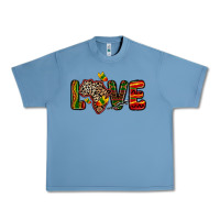 Pebble Blue love africa map Urban Heavy Tee - Zillion Design Studio