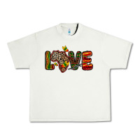 Pistachio love africa map Urban Heavy Tee - Zillion Design Studio