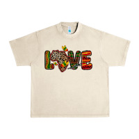 Sandshell love africa map Urban Heavy Tee - Zillion Design Studio