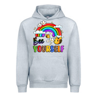 Heather Grey bee yourself Urban Hoodie - LillyAllenDesigns