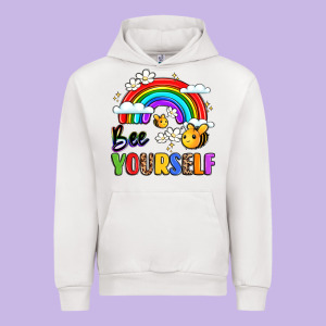Bee Yourself Urban Hoodie Designed By Lillyallendesigns