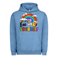 Pigment Pebble Blue bee yourself Urban Hoodie - LillyAllenDesigns