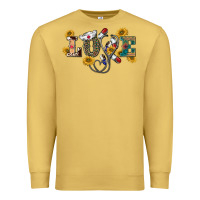 Antique Gold western love nurse Premium Sweatshirt - BarkalooDesign