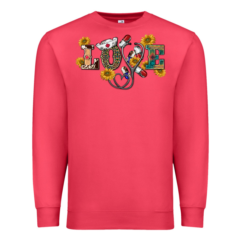 Western Love Nurse Premium Sweatshirt by BarkalooDesign | Teevron