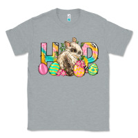 Heather Grey Hop Rabbit Easter Classic Tee - Neo Western