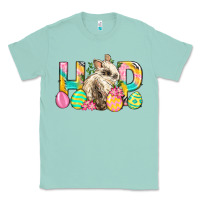 Seafoam Hop Rabbit Easter Classic Tee - Neo Western