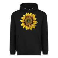 Black sunflower Heavyweight Hoodie - Artiststas