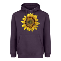 Plum sunflower Heavyweight Hoodie - Artiststas