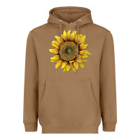 Toasted Coconut sunflower Heavyweight Hoodie - Artiststas