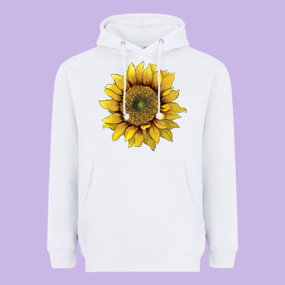 Sunflower Heavyweight Hoodie Designed By Artiststas