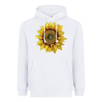 White sunflower Heavyweight Hoodie - Artiststas