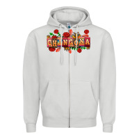 Dove Grey chingona Zipper Hoodie - AdoDesignShop