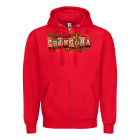Red chingona Zipper Hoodie - AdoDesignShop
