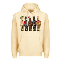 Pina Colada horses with christmas Premium Hoodie - MaliasSmallBusiness