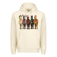 Sandshell horses with christmas Premium Hoodie - MaliasSmallBusiness