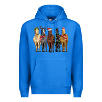 True Royal horses with christmas Premium Hoodie - MaliasSmallBusiness