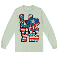 Matcha Love Texas  4th of july Long Sleeve Tee - CowGirlArtShop