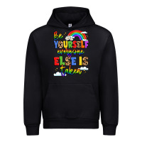 Black be yourself everyone else in taken Urban Hoodie - LillyAllenDesigns