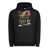Pigment Black be yourself everyone else in taken Urban Hoodie - LillyAllenDesigns