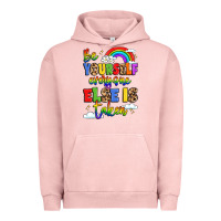 Pigment Salmon be yourself everyone else in taken Urban Hoodie - LillyAllenDesigns