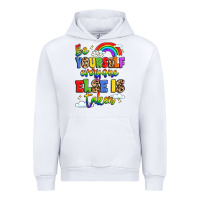 White be yourself everyone else in taken Urban Hoodie - LillyAllenDesigns