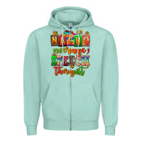 Seafoam nacho average speech therapist Zipper Hoodie - AdoDesignShop