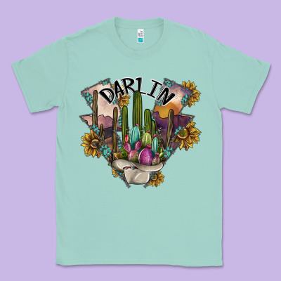 Darlin Classic Tee Designed By Sublimationcraftshop