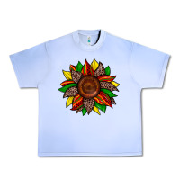 Grape Ice juneteenth leopard sunflower Urban Heavy Tee - Zillion Design Studio